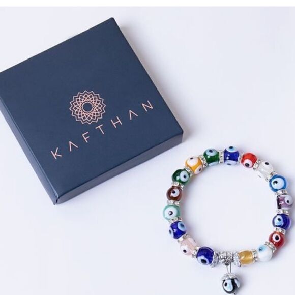 Bracelets Nazar 17 glass beads & 16 spacers cute - Picture 6 of 8